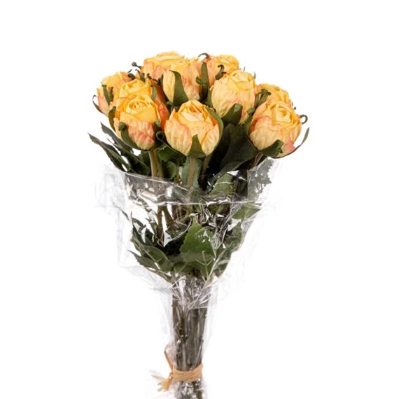 Selyemvirág Rózsa csokor 12 szálas, 37 cm