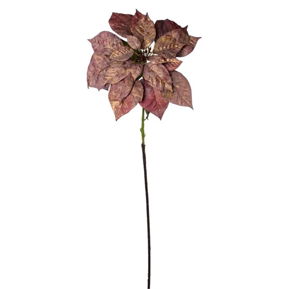Selyemvirág ág mikulásvirág 74 cm