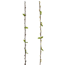 Selyemvirág ág barkával 75 cm