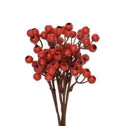 Selyemvirág bogyós ág 26 cm S/6