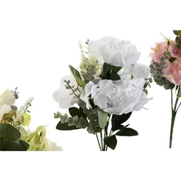 Selyemvirág csokor Peonia 24x24x41 cm 3 féle
