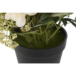 Selyemvirág csokor cserepes 28x34x33 cm 2 féle