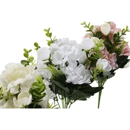 Selyemvirág csokor 18x18x34 cm 3 féle