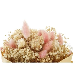 Selyemvirág csokor szárazvirág 8x7x44 cm 2 féle