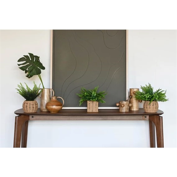 Selyemvirág kaspóban 33x33x29 cm 2 féle