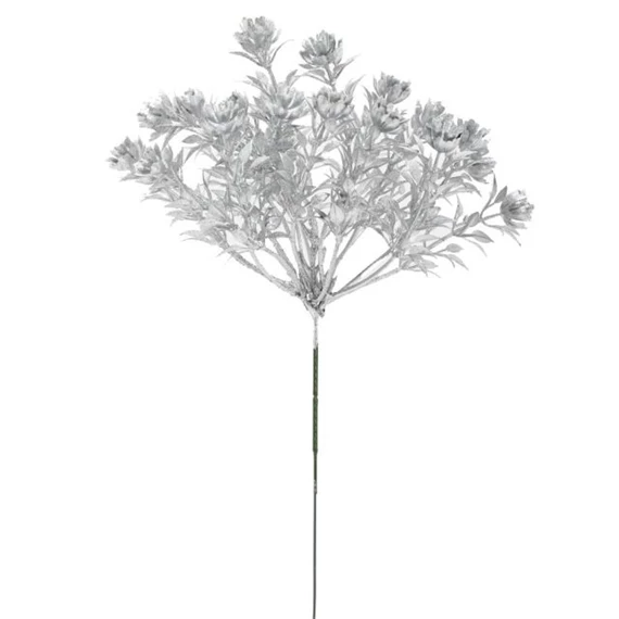 Selyemvirág leveles csokor, betűzős 24 cm