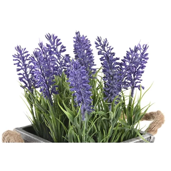 Selyemvirág Levendula 15x15x20 cm