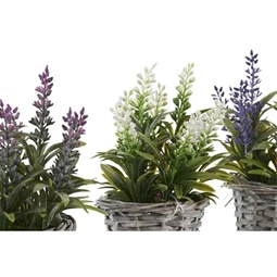 Selyemvirág Levendula 7x7x20 cm 3 féle