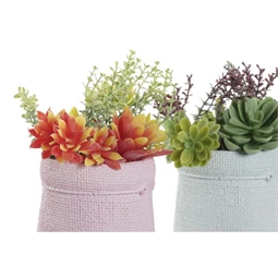 Selyemvirág 18x10x18 cm 2 féle