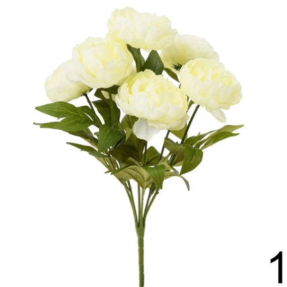 Selyemvirág pünkösdi rózsacsokor 52 cm 3féle