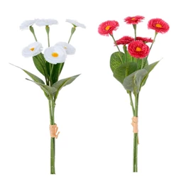 Selyemvirág százszorszép csokor 31 cm 3féle