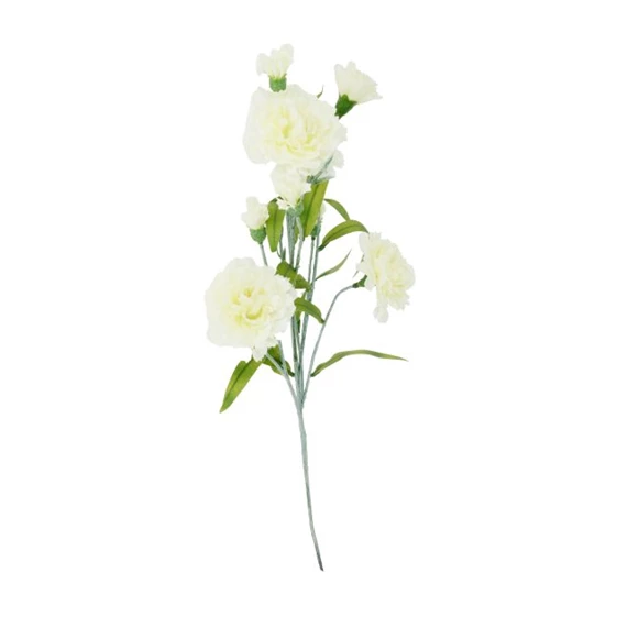 Selyemvirág Szegfű csokros 72x22x15 cm