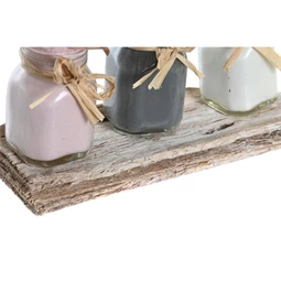 Selyemvirág szett szárazvirág 20x8x20 cm 2 féle S/3