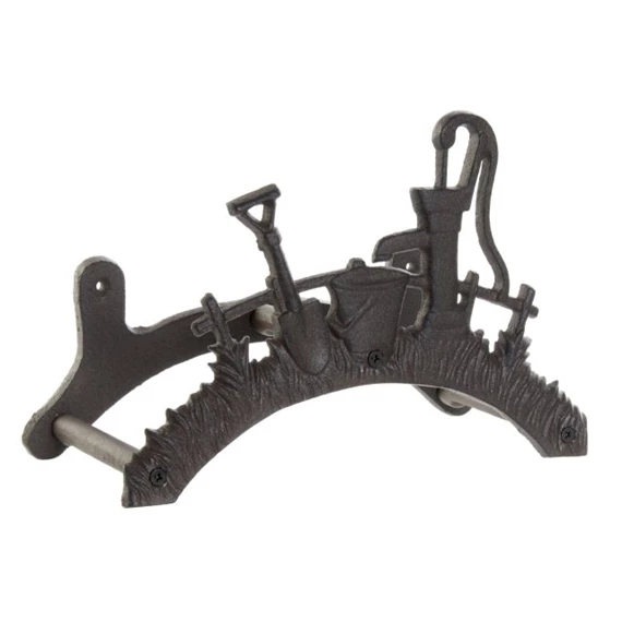 Slagtartó öntöttvasból, kert 27x14x19 cm