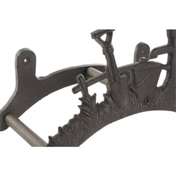 Slagtartó öntöttvasból, kert 27x14x19 cm