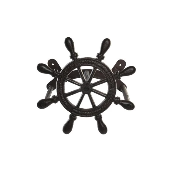 Slagtartó öntöttvasból, hajókormány 25,5x18,5x25,5 cm