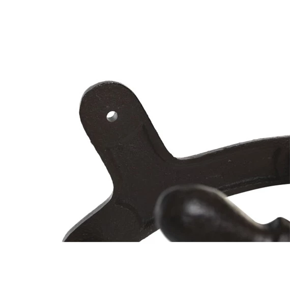 Slagtartó öntöttvasból, hajókormány 25,5x18,5x25,5 cm