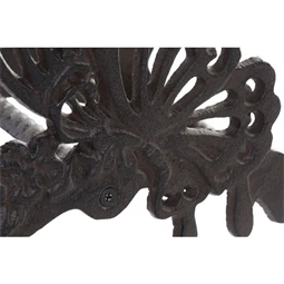 Slagtartó öntöttvasból, pillangóval 24,3x13,5x20,5 cm