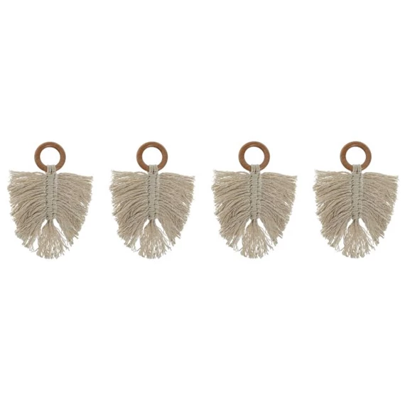 Szalvétagyűrű makramé 13x1x18 cm S/4