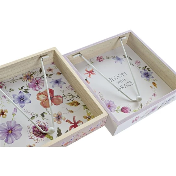 Szalvétatartó 18x18x4 cm 2 féle