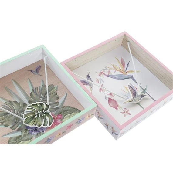 Szalvétatartó 18x18x4 cm 2 féle