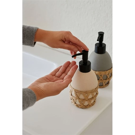 Szappantartó 320 ml 9x9x18,5 cm 2 féle