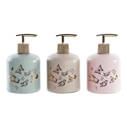 Szappantartó pillangós 8x8x14 cm 500 ml 3 féle