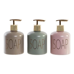 Szappantartó 8x8x14 cm 450 ml 3 féle