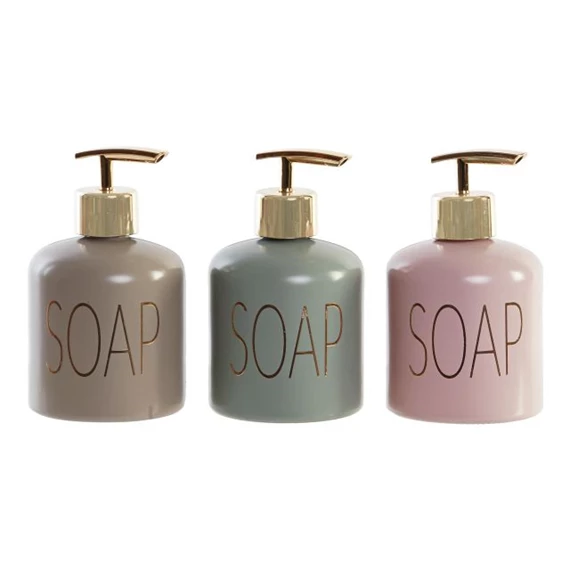 Szappantartó 8x8x14 cm 450 ml 3 féle