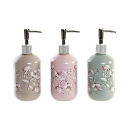 Szappantartó virágos 7x7x18,5 cm 400 ml 3 féle