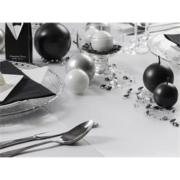 Szatén sima fehér 0,36 cm x 9 m