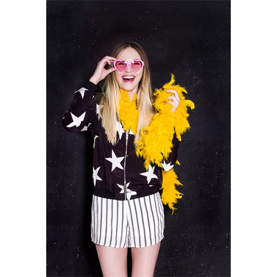 Szemüveg szívek, rózsaszín, keret szélessége 14 cm, keret magassága 6 cm, szár hossza 13 cm