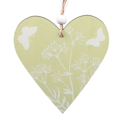 Szív mintás, akasztós 10x9 cm S/4