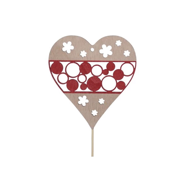 Szív mintás, betűzős 11x12,5 cm S/6