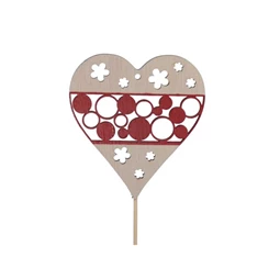 Szív mintás, betűzős 9x10 cm S/6