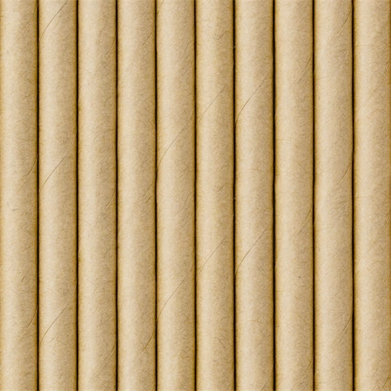 Szívószál kraft papír 19,5 cm S/250