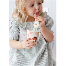 Szívószálak lovak 19,5 cm mix S/6