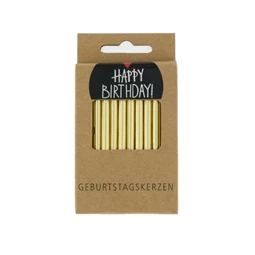 Szülinapi gyertya metál 6 cm S/24