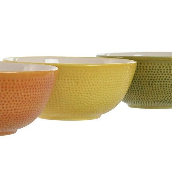 Tál citrus mintás 16x16x7 cm 3 féle