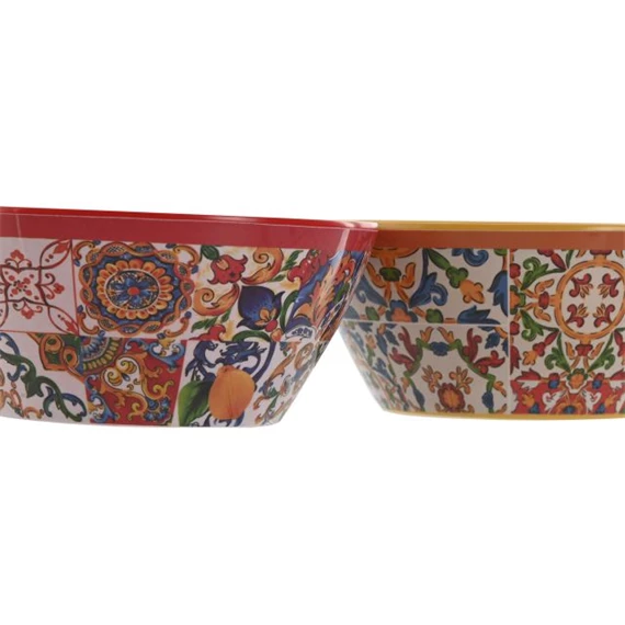 Tál mintás 12,8x12,8x5,5 cm 2 féle