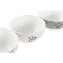 Tál pillangós 14x14x7 cm 520 ml 3 féle