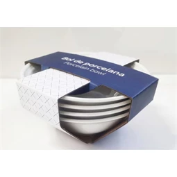 Tál szett 17x17x7 cm S/4