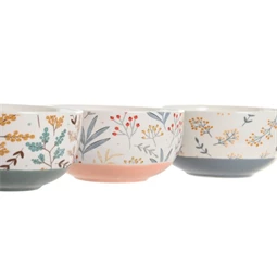 Tál virágos 13x13x7 cm 3 féle