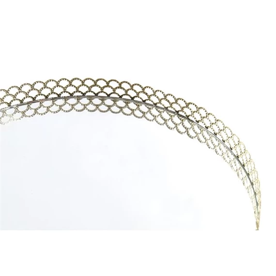 Tálca dekoráció tükörrel 25x25x3 cm