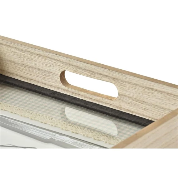 Tálca kávés 40x30x6 cm