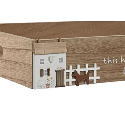 Tálca szögletes 40x30x7 cm