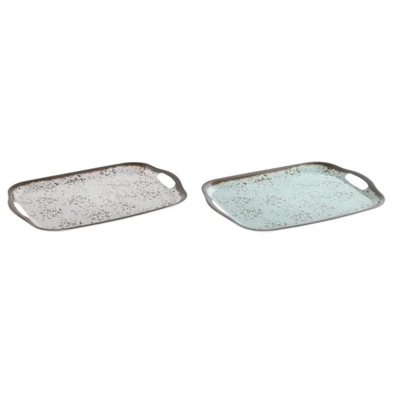 Tálca szögletes 36,4x26,2x2 cm 2 féle