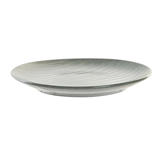 Tányér csíkos 20x20x2,5 cm