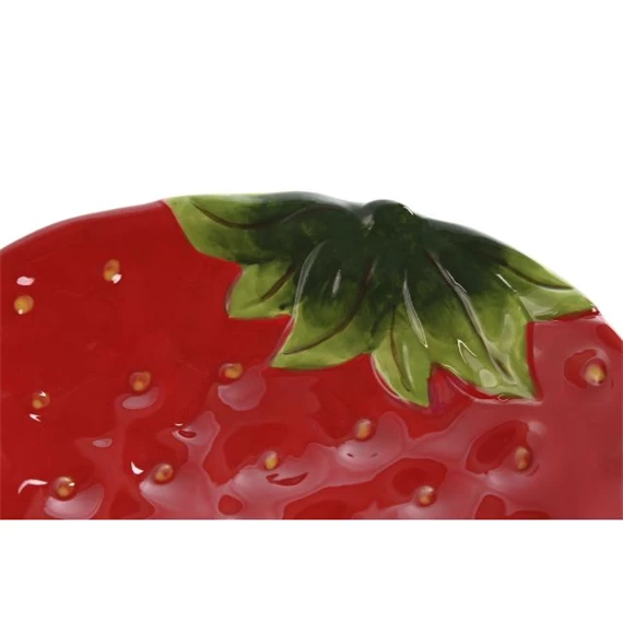 Tányér eper 23,5x18x4,5 cm