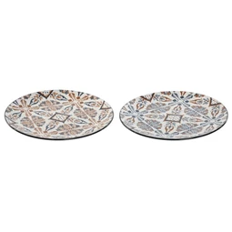 Tányér mintás 26,5x26,5x2 cm 2 féle